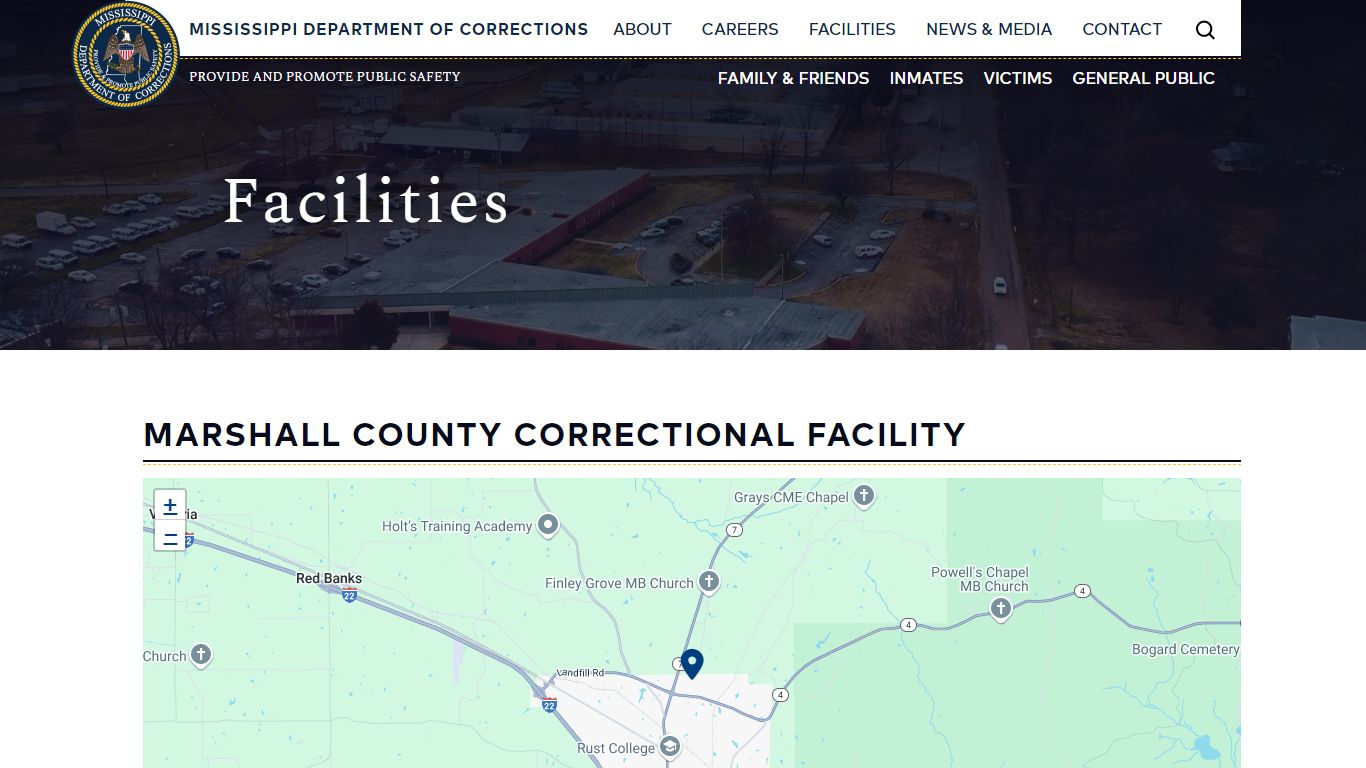 Marshall County Correctional Facility | Mississippi Department of ...